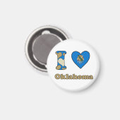 Ik hou van Oklahoma Magneet (Voorkant / Achterkant)