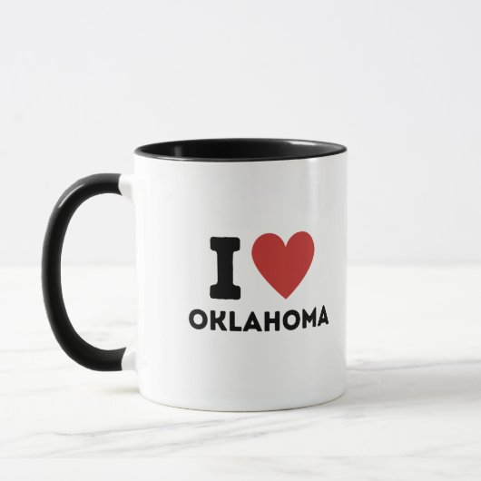 Ik hou van Oklahoma Mok (Links)