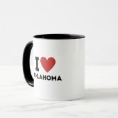 Ik hou van Oklahoma Mok (Voorkant links)