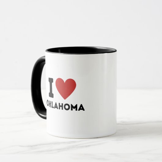 Ik hou van Oklahoma Mok (Voorkant links)