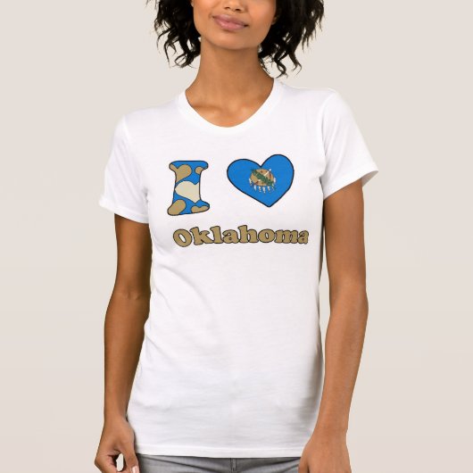 Ik hou van Oklahoma T-shirt (Voorkant)