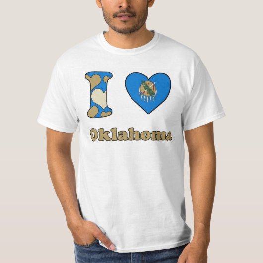 Ik hou van Oklahoma T-shirt (Voorkant)