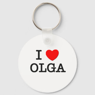Ik hou van Olga Sleutelhanger