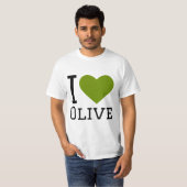 Ik hou van olijfolie t-shirt (Voorkant volledig)