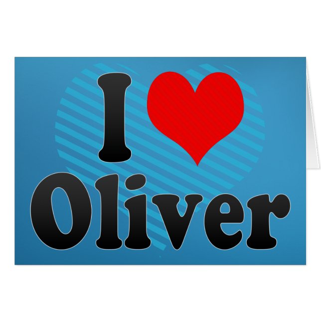 Ik hou van Oliver (Voorkant Horizontaal)