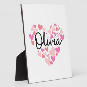 Ik hou van Olivia Fotoplaat (Zijkant)