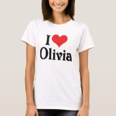 Ik hou van Olivia T-shirt (Voorkant)