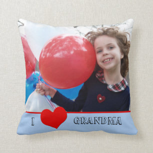 Ik hou van oma foto kussen cadeau voor oma