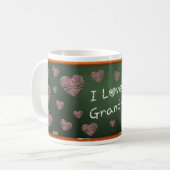 Ik hou van oma! koffiemok (Voorkant links)