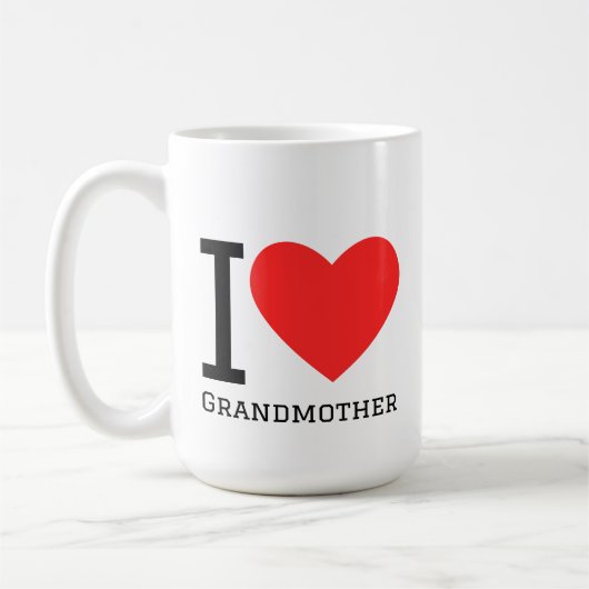 Ik hou van oma koffiemok (Links)