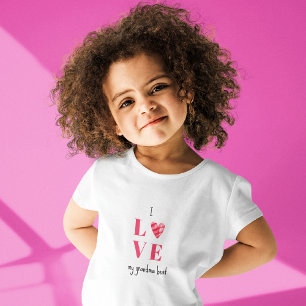 Ik hou van oma Schattige 2T tot 5/6T fijne jersey Kinder Shirts