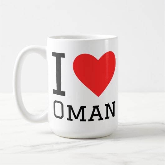 Ik hou van Oman Koffiemok (Links)
