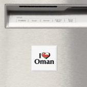 Ik hou van Oman-vlag Magneet (Insitu (Vaatwasser))