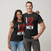 Ik hou van onderdanige mannen t-shirt (Unisex)