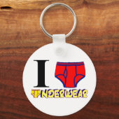 Ik hou van ondergoed sleutelhanger (Voorkant)