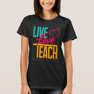 Ik hou van onderwijs dat ik leef voor mijn student t-shirt