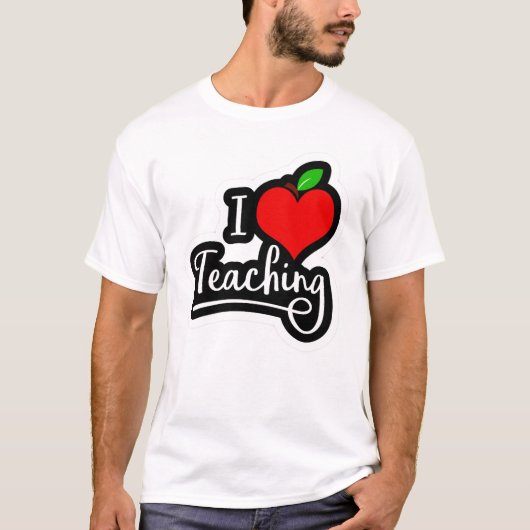 Ik hou van Onderwijzen T-shirt (Voorkant)