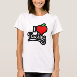 Ik hou van Onderwijzen T-shirt