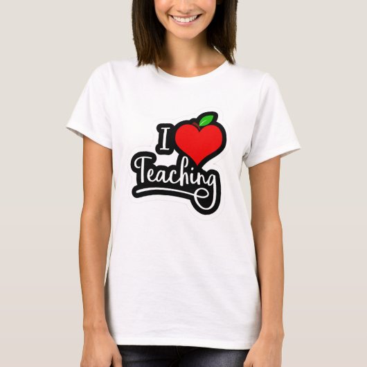 Ik hou van Onderwijzen T-shirt (Voorkant)