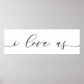 Ik hou van ons afdrukken poster