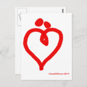 Ik hou van ons. briefkaart (Voorkant / Achterkant)