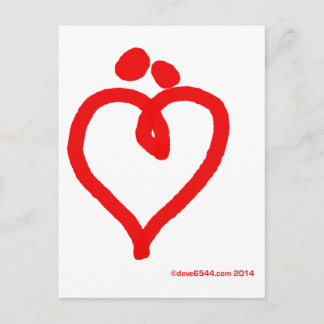 Ik hou van ons. briefkaart