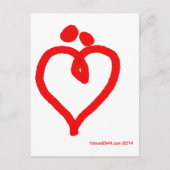 Ik hou van ons. briefkaart (Voorkant)