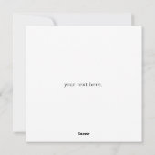 Ik hou van ons hand hartvorm aangepaste koppelnaam feestdagenkaart (Achterkant)