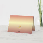 Ik hou van ons Jubileum Puerto Sunset 1739 Kaart (Achterkant)