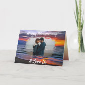 Ik hou van ons Jubileum Puerto Sunset 1739 Kaart (Voorkant)