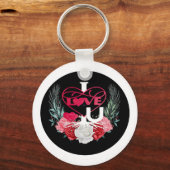 IK HOU VAN ONS MET ROOTS Split I Sleutelhanger (Achterkant)