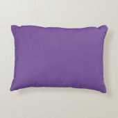 "Ik hou van ons" op Pretty Purple Accent Kussen (Achterkant)
