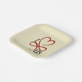 Ik hou van ons papieren bordje (Gebogen)