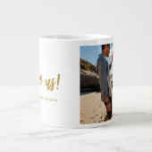 Ik hou van ons script One Photo Gold Grote Koffiekop (Voorkant)