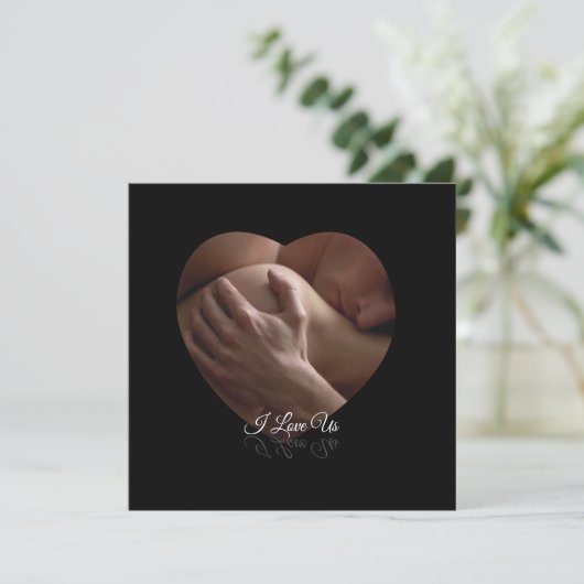 Ik hou van ons Wenskaart (Staand voorkant)