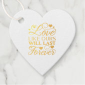 Ik hou van onze bedankjes labels (Voorkant)