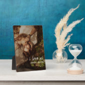 Ik hou van onze Paar Quote Foto Names Fotoplaat (Zijkant)