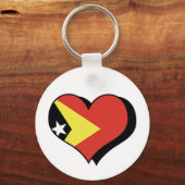 Ik hou van Oost-Timor Sleutelhanger (Voorkant)