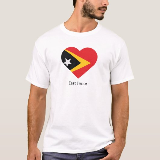 Ik hou van Oost-Timor T-shirt (Voorkant)