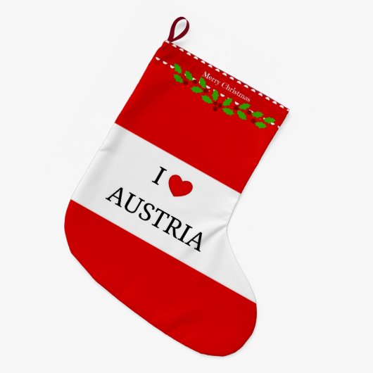 Ik hou van Oostenrijk, kerstontwerp Grote Kerstsok (Voorkant (Hangend))