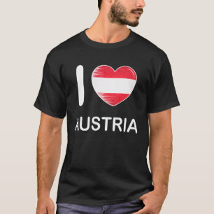Ik hou van Oostenrijk Mijn thuisland Mijn land Har T-shirt