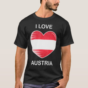Ik hou van Oostenrijk Mijn thuisland Mijn land is T-shirt
