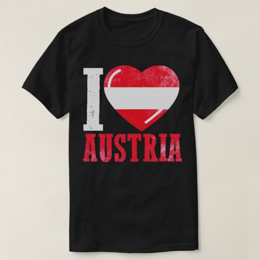Ik hou van Oostenrijk T-shirt (Design voorkant)