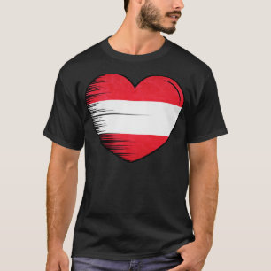 Ik hou van Oostenrijk Vlag Mijn huis Mijn land 12 T-shirt
