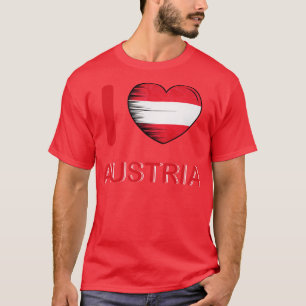 Ik hou van Oostenrijk Vlag Mijn huis Mijn land 13 T-shirt