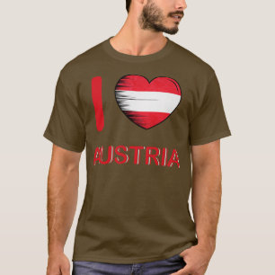 Ik hou van Oostenrijk Vlag Mijn huis Mijn land 2 T-shirt