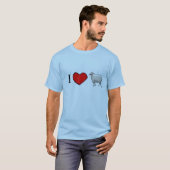 Ik hou van oowe t-shirt (Voorkant volledig)