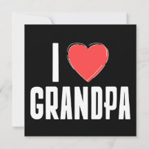 Ik hou van OPA Ansichtkaart – Briefje voor Opa