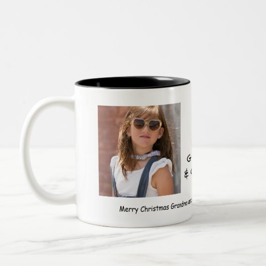 Ik hou van opa en opa 2 Foto Mok (Links)