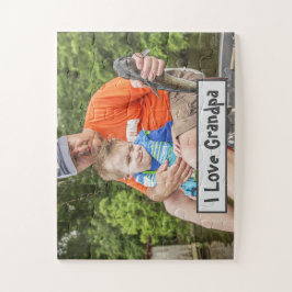 Ik hou van opa foto personaliseren tekst cadeau vo legpuzzel